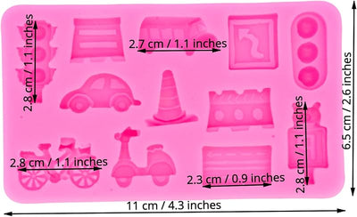 molde silicona 3d para vehiculos automovil bus joyeria