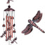 Campanillas viento libélula decoración exterior 91cm