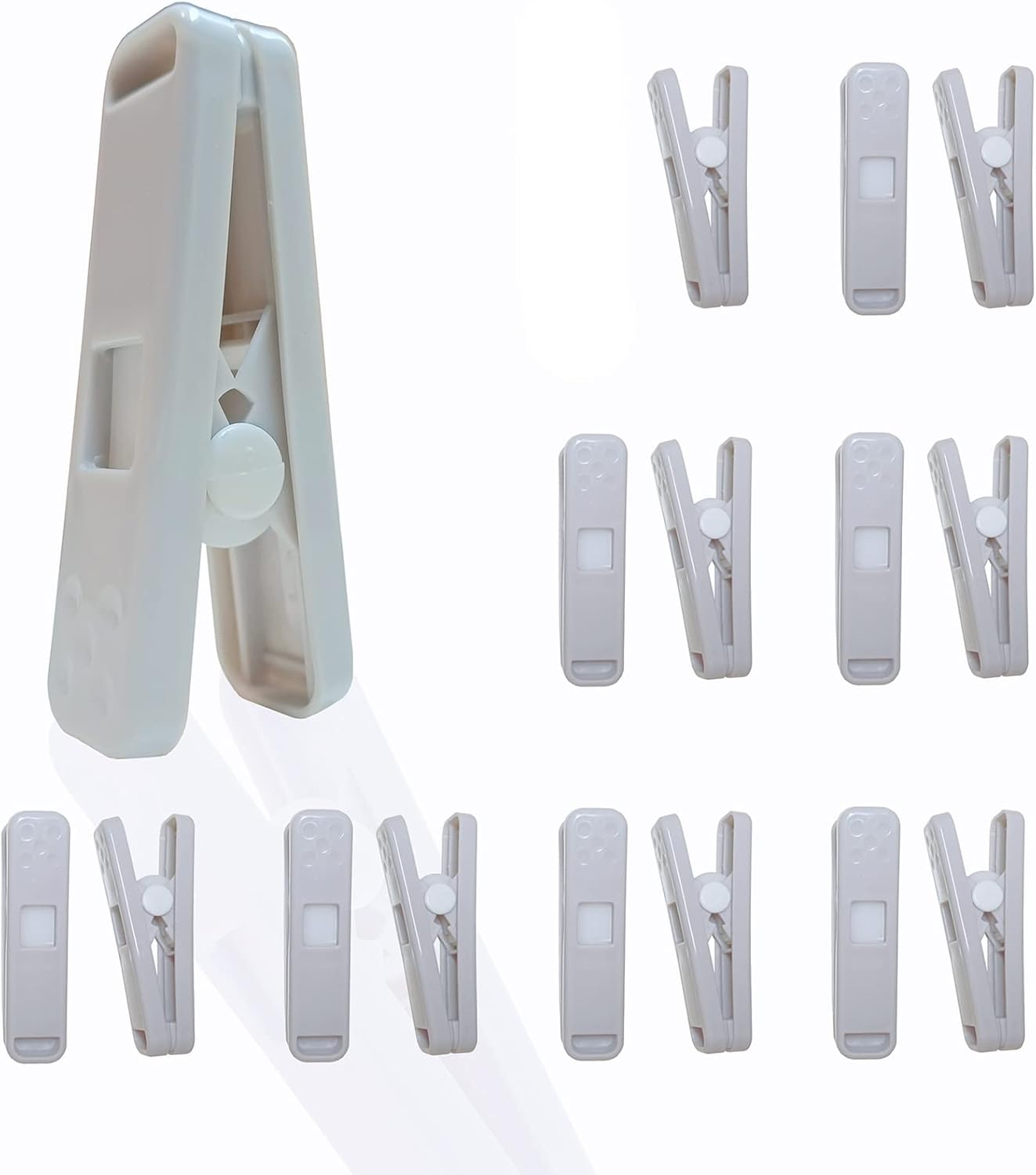 Pinzas plástico fuertes 16 pzas para ropa resistente