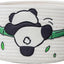 Cesta redonda algodón asas para juguetes 10.63x7.08" blanco