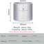 Taza titanio doble pared 2.5oz resistente calor