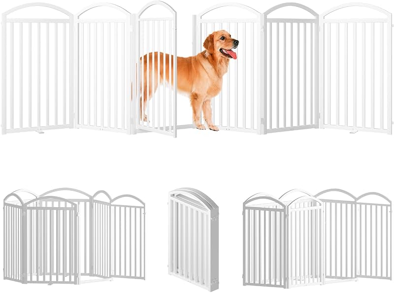 6 Paneles Puerta Perro Metal 144" Ancho 36" Altura