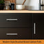 10 Manijas Gabinete 4pulg Acero Inox Tiro Cajones