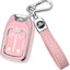Funda TPU llavero GMC Acadia 5-Botones Rosa