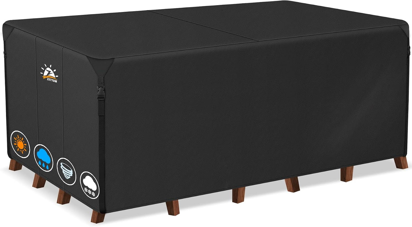 Funda rectangular para muebles de jardín 600D impermeable