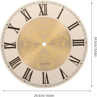 Esfera reloj redonda 9.64pulg para reloj pared estilo europeo