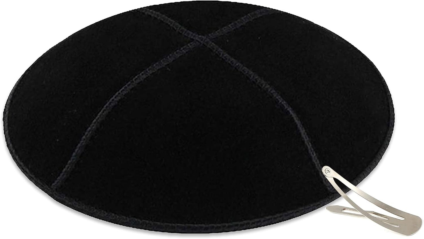 Pack gamuza Kippot con clips individuales