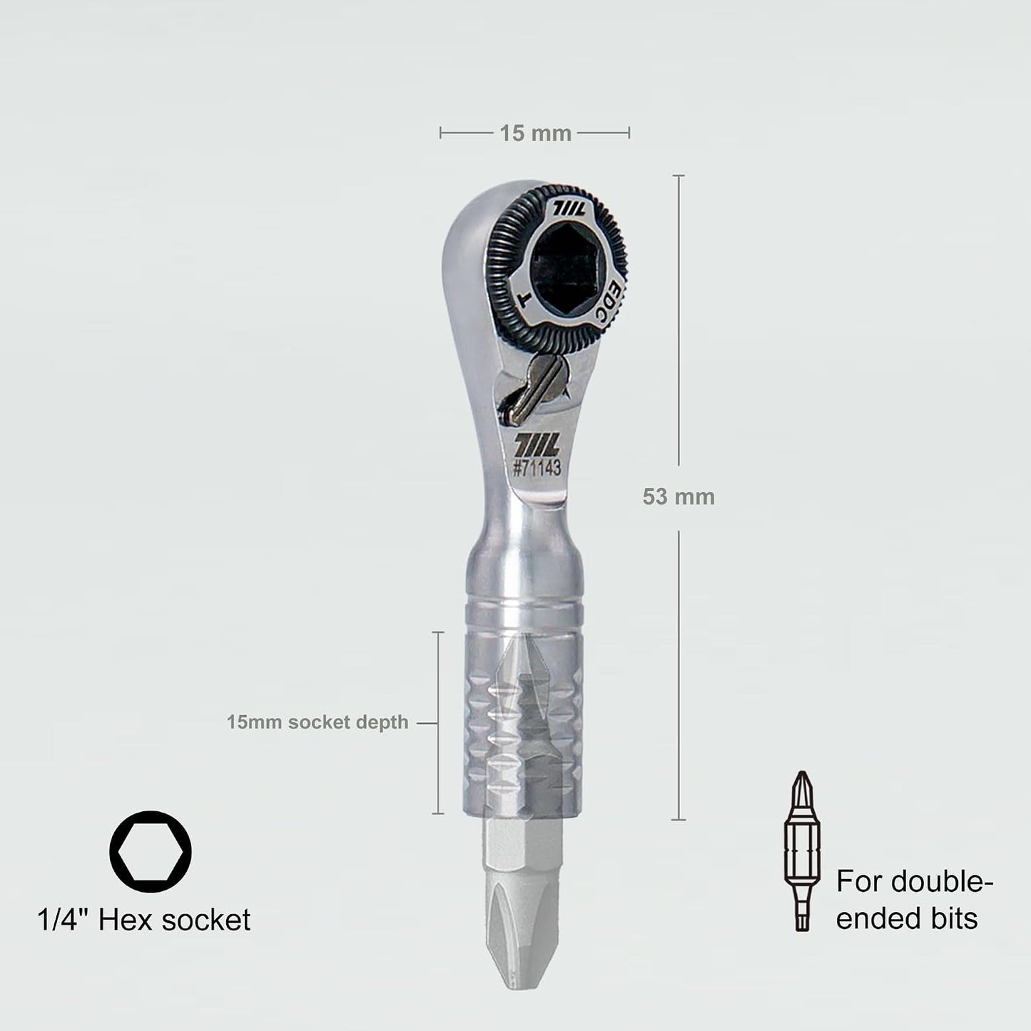 Llave trinquete 1/4