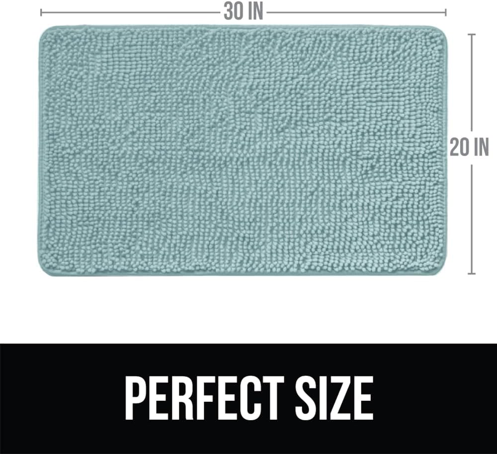 Alfombra baño felpilla 30x20pulg suave absorbente para bañera niños