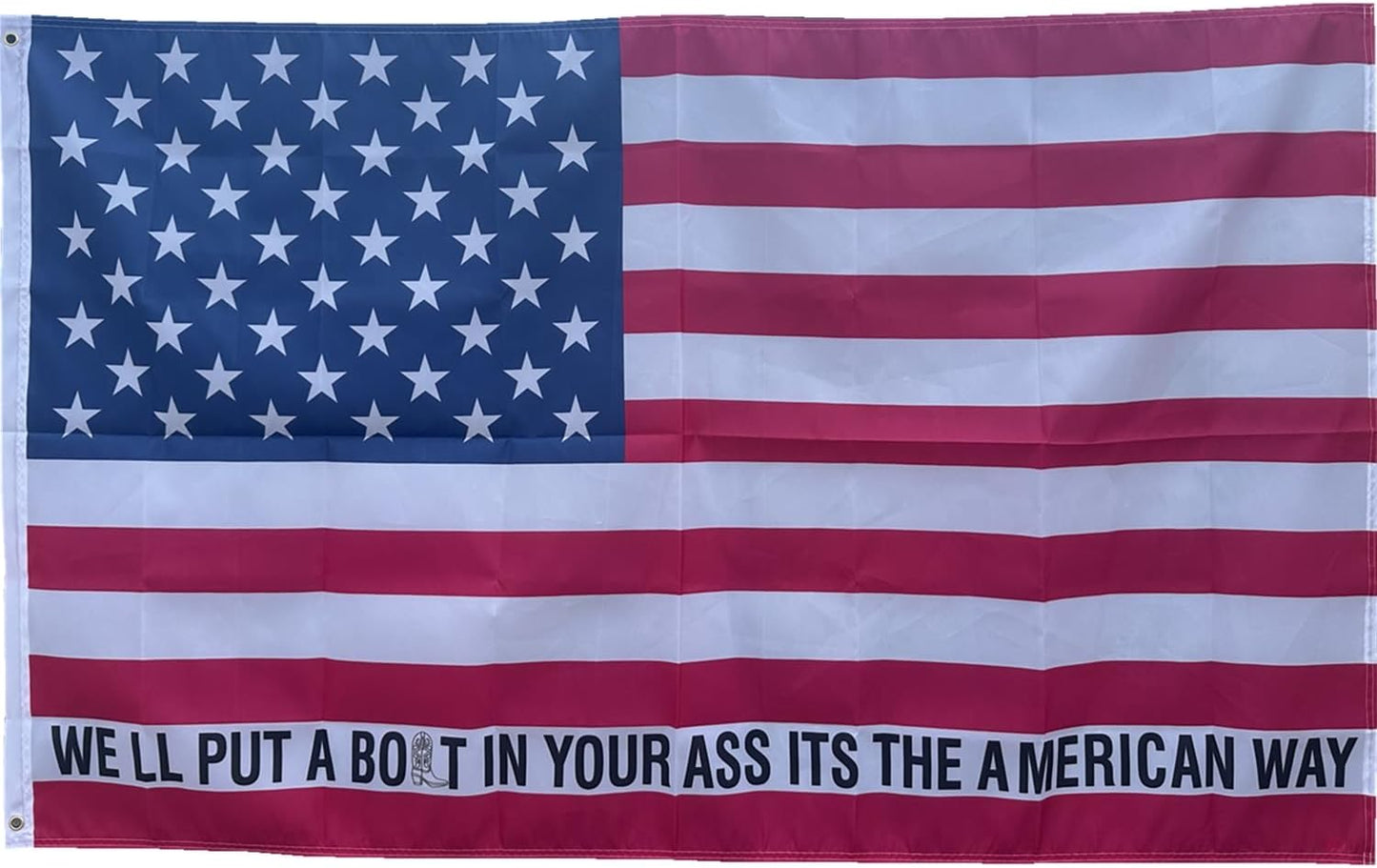 Bandera estadounidense 3x5ft con sentido del humor