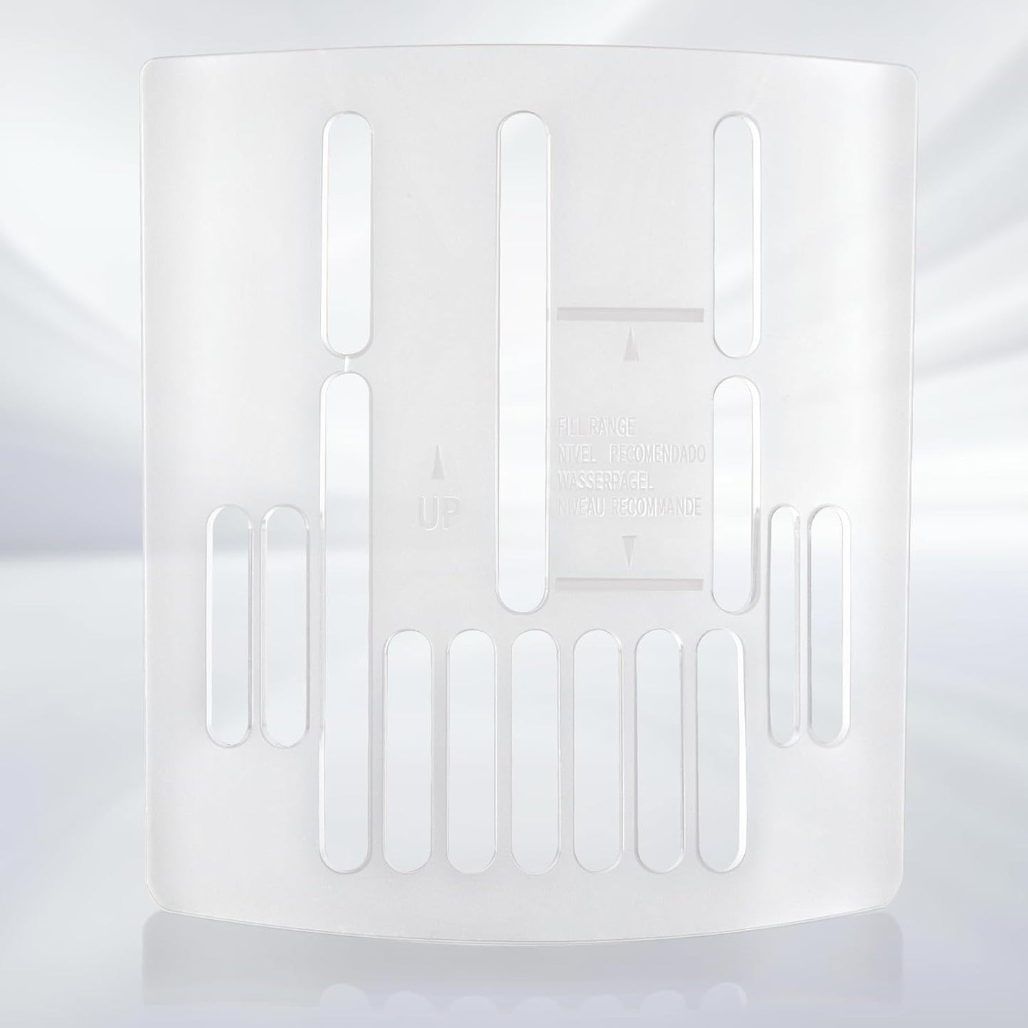 Rejilla cascada spa filtro transparente 8.81x7.83"
