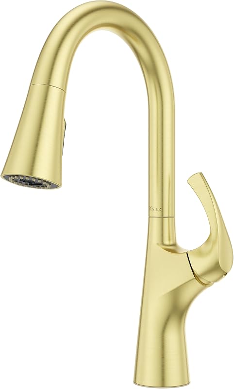 Grifo cocina extraíble color dorado