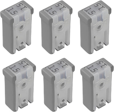 Set 6 fusibles automotrices 15A tipo micro universal