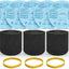 Pack 3 Fundas Espuma Comp Filtro Shop-Vac 90585 y 5 Filtros Disco Seco