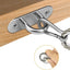 Ganchos en U acero inox 1.8pulg pack 8