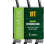 Cable extensión iluminado 14/3 1pie 3 clavijas negro perfil bajo UL