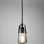 Lámparas colgantes cristal negro vidrio cocina baño