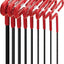Set llaves hex en T 8" brazo 6"