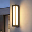 Luces pared exterior 26" impermeable moderna porche