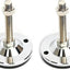 Pies niveladores ajustables M16 antiderrap base 4.7pulg