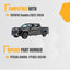 Escalón cama trasera Toyota Tundra plegable retráctil