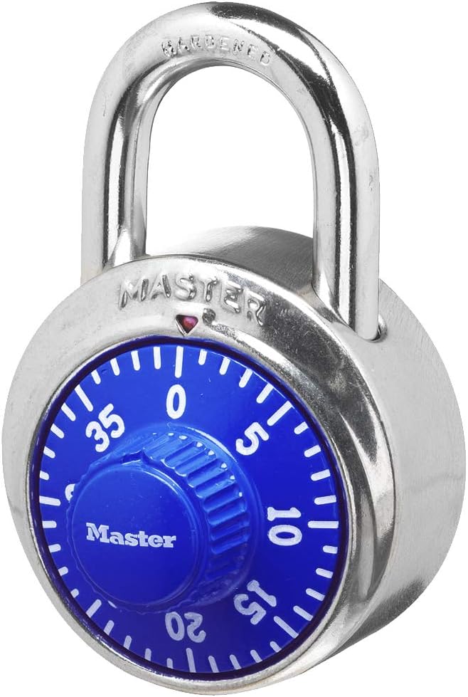 Cerradura combinación Master Lock paquete azul