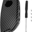 Funda llavero auto comp BMW IX I5 I7 2023-24 fibra carbono