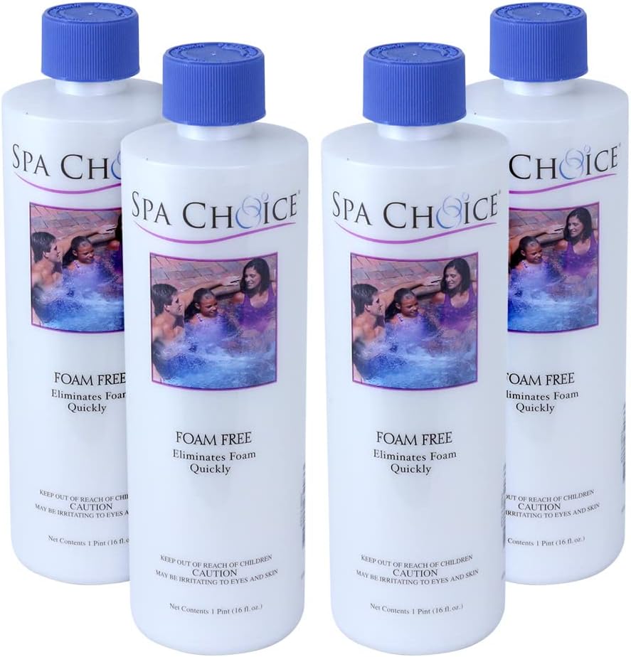 Pack 4 Jacuzzis Antiespumantes Sin Espuma Alta Calidad