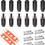 Conectores panel solar 6 pares macho/hembra impermeables