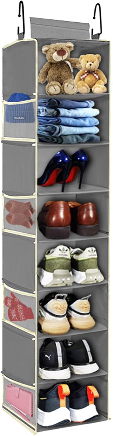 Organiz. zapatos colgante 8 estantes 9x11.8x48"