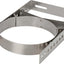 Soporte pared tubo chimenea 6" acero inox 304