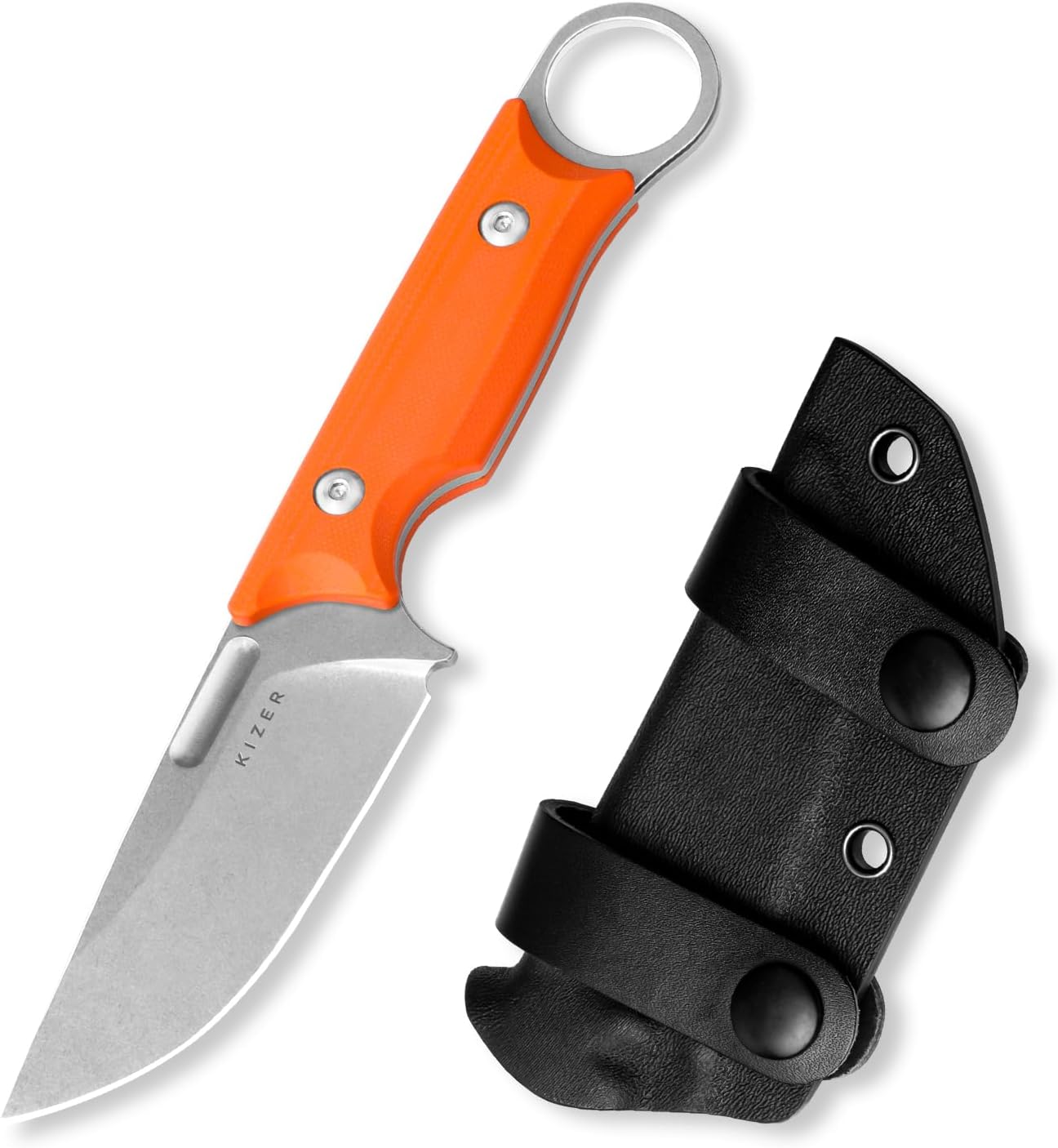 Cuchillo fijo Cabox acero D2 mango G10 caza supervivencia