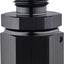 Adaptador hembra macho aluminio negro 1pc