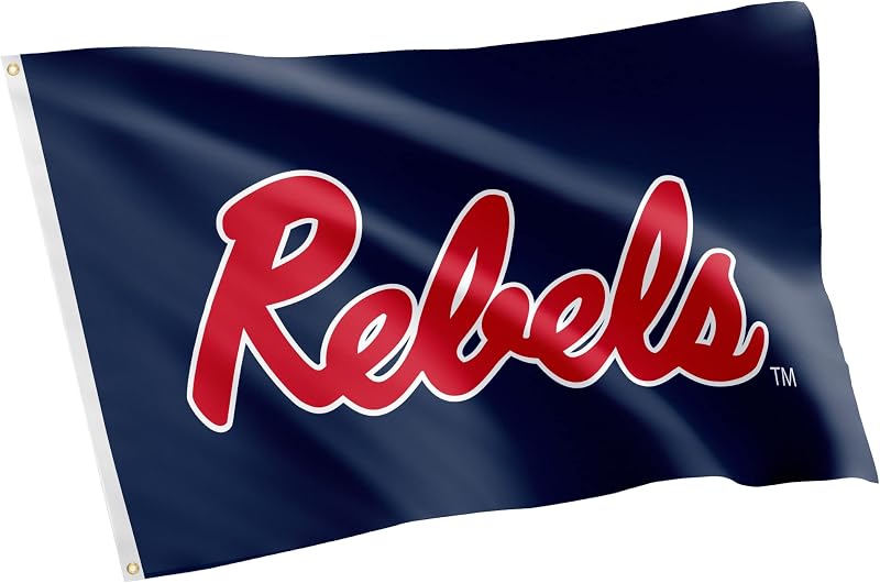 Bandera Ole Miss Rebels 3x5ft tela poliéster duradera
