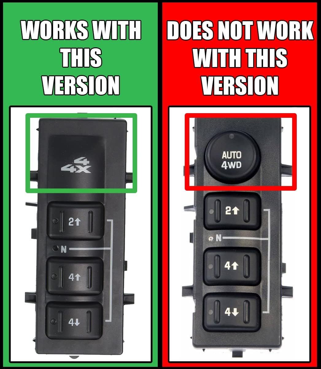 Interruptor selector 4x4 para Silverado 03-07