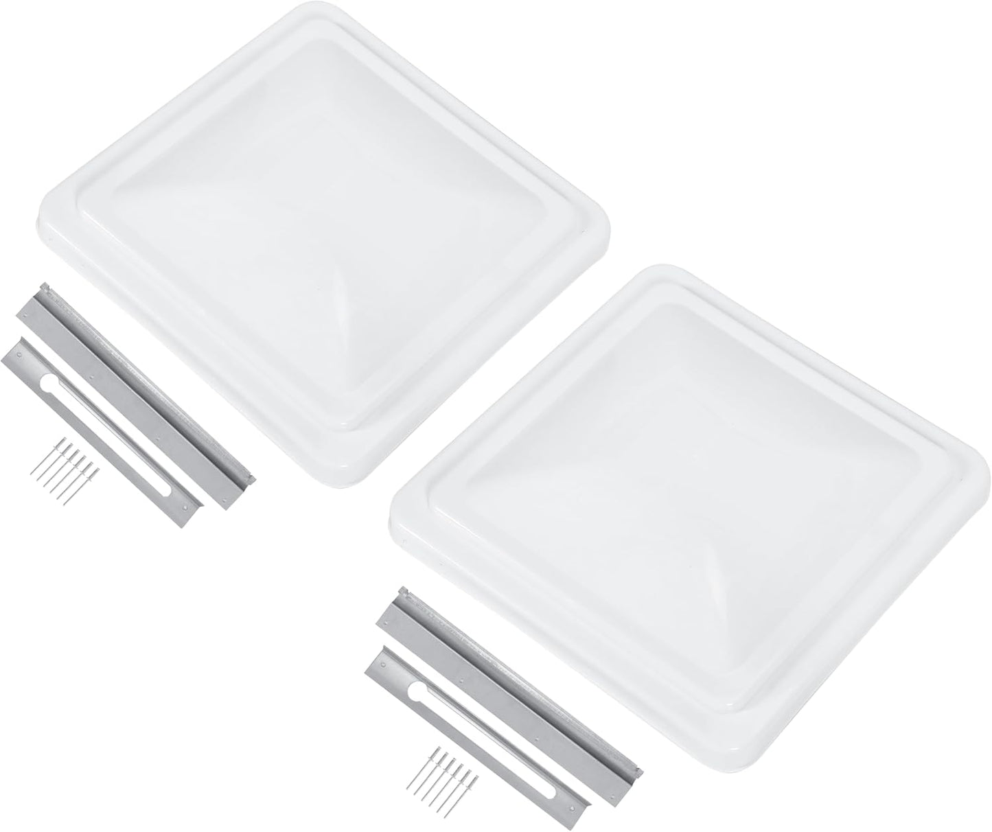 2 Pzas Tapa Ventilación RV 14" Comp Ventline Blanco