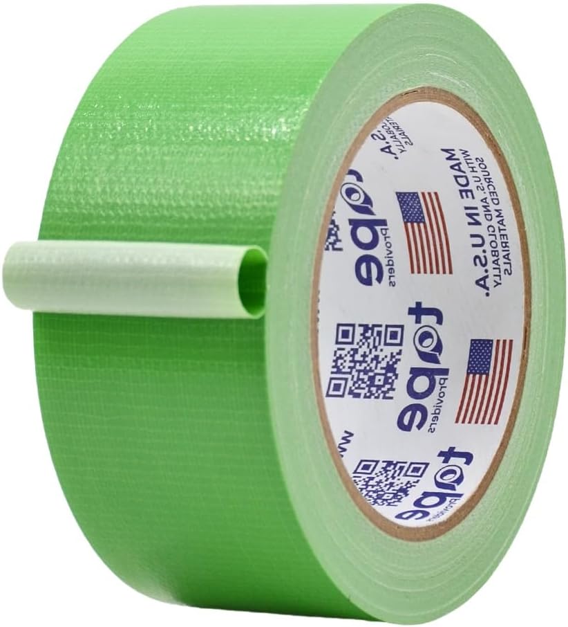 Cinta adhesiva verde claro 2pulg x60ft impermeable UV