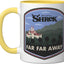 Taza Cerámica Shrek Castillo Amanecer Amarillo/Blanco