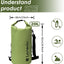 Bolsa impermeable 20L acero inox para pesca kayak