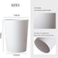 Cubo basura pequeño para baños oficinas pack 3 blanco