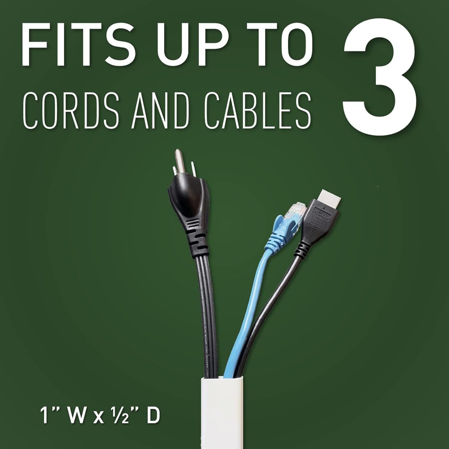 Cable canal Legrand C50 sin tamaño blanco pack 4