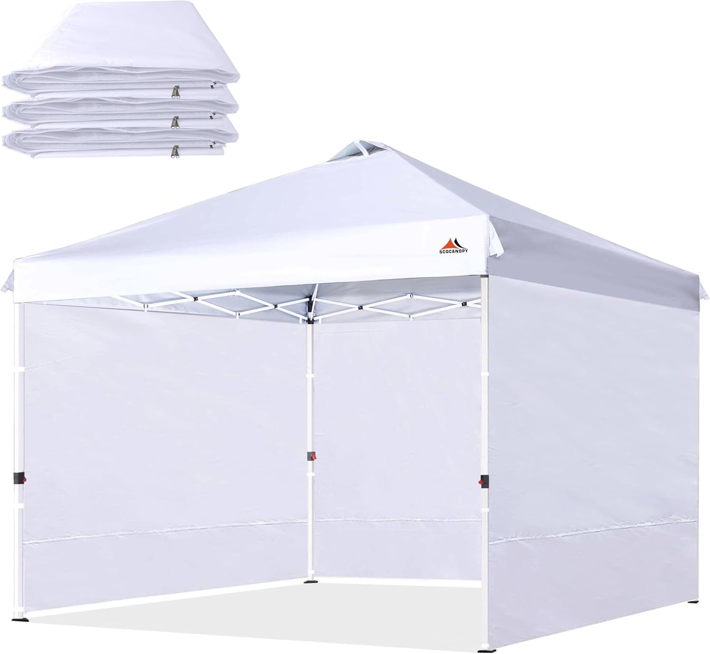Marco para toldo 10x10pulg pack 3 color blanco