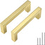 20 Manijas Gabinete Oro Cepillado 3-3/4" Tornillos Incluidos