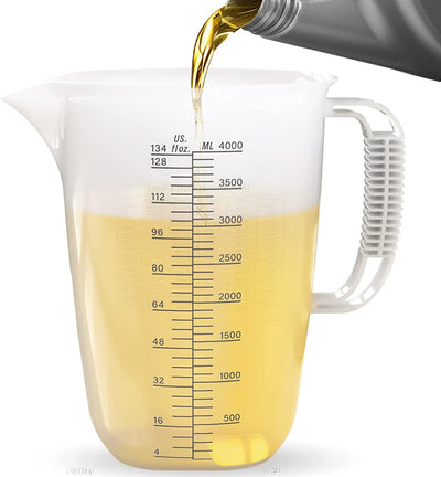 Jarra medición 1gal 134oz plástico grado alimenticio