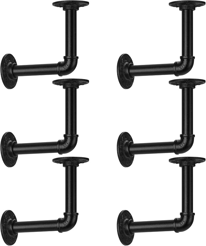Soporte estante tubo 1/2" colgante decorativo