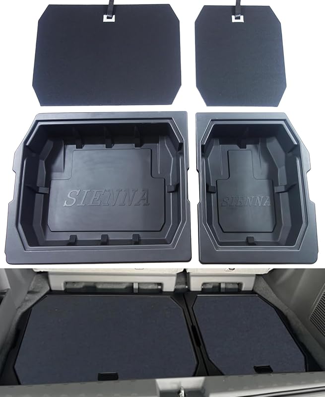Organiz. maletero Toyota Sienna 11-20 con espacio adicional