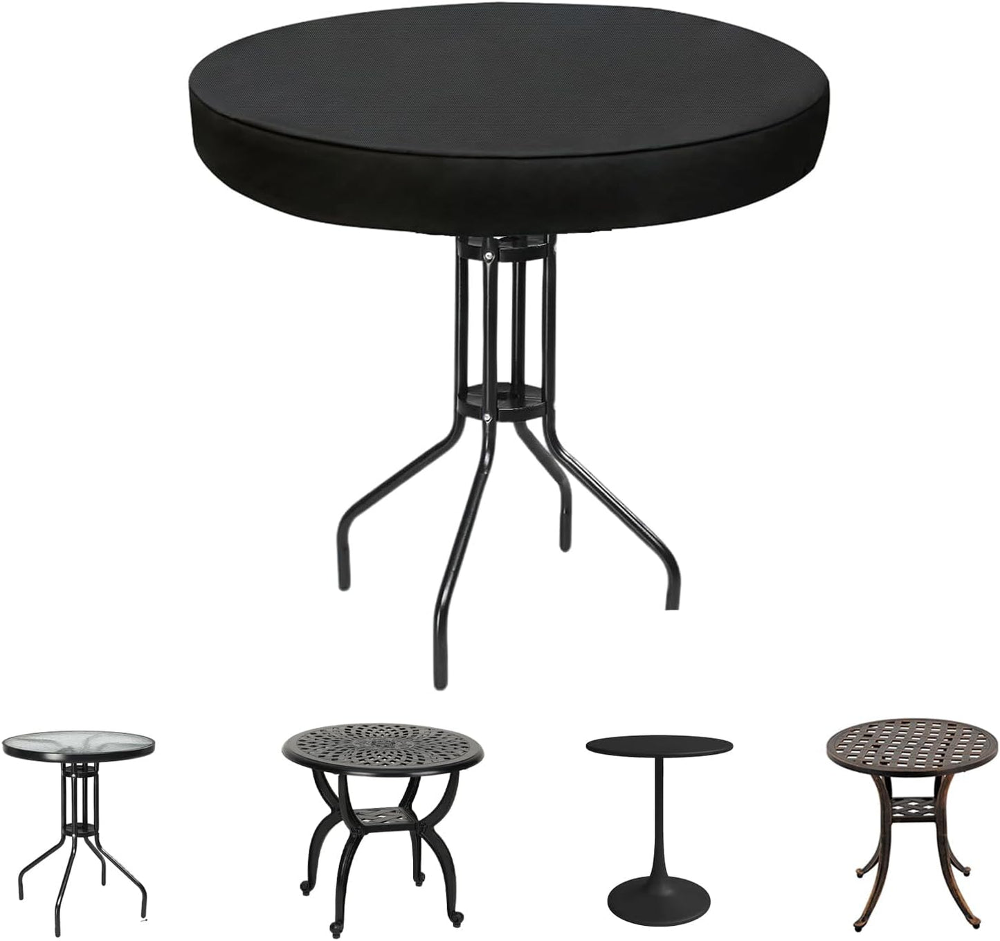 Cubierta mesa redonda patio 24" impermeable UPF50
