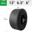 Neumáticos cortacésped 13x6.50-6 sin cámara 2 pzas