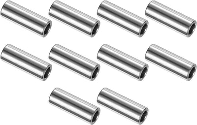 10 Pzas Espaciador Acero Inox 1/4x3/8x1 con Rosca