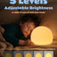 Luz nocturna para niños con 13 colores táctil ajustable